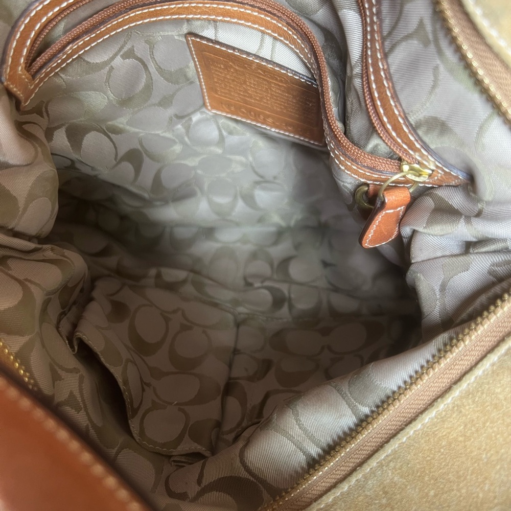 Coach REHAB Suede Crossbody Bag Style 1418 (A459) - Picture 6 of 15